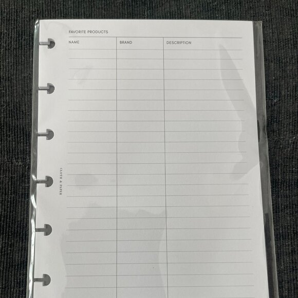 Cloth and Paper - Inventory Insert (HP Mini) - Picture 2 of 2